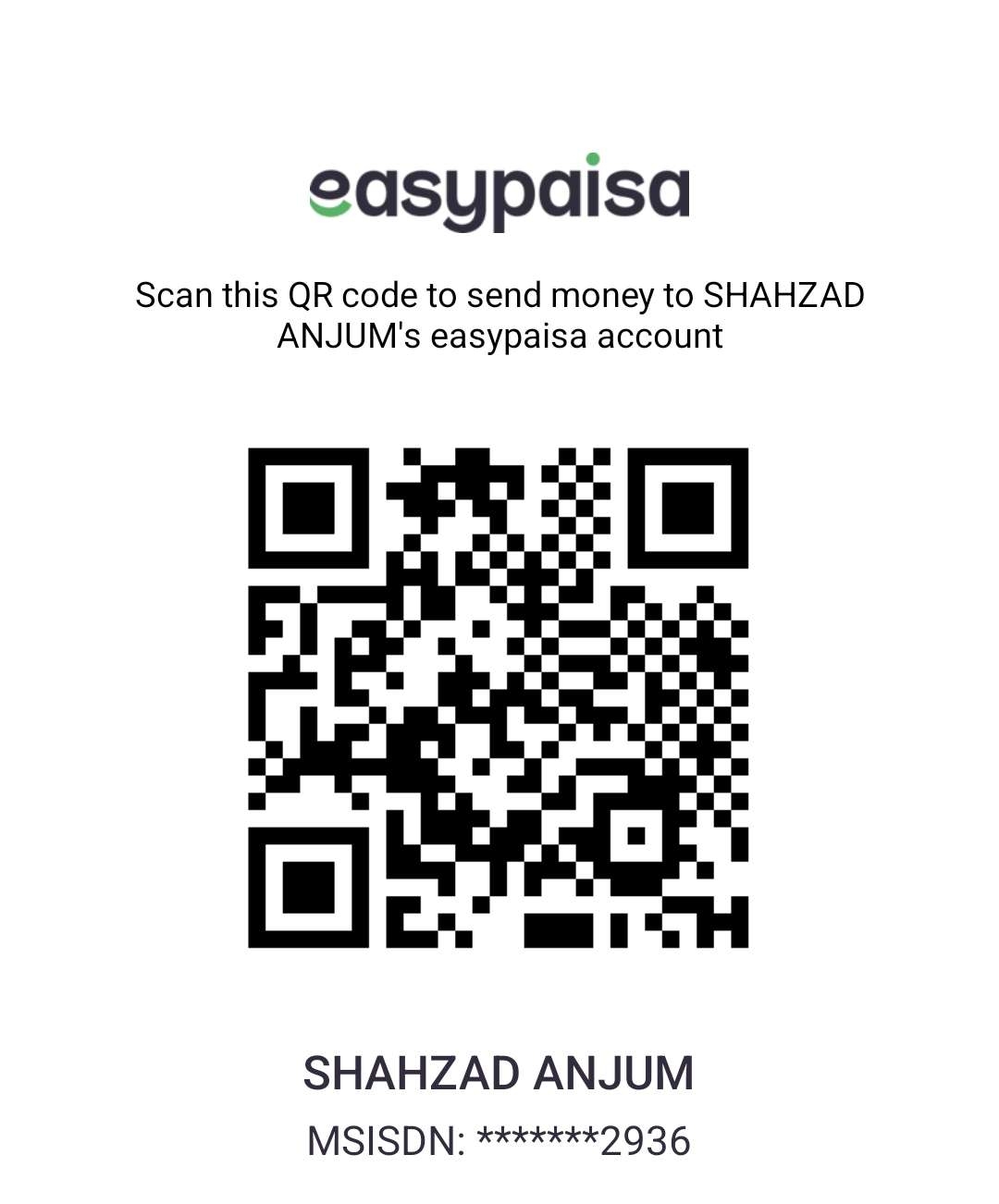 Easypaisa QR